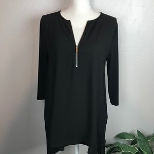 Vince Camuto Black Tunic Size Small
